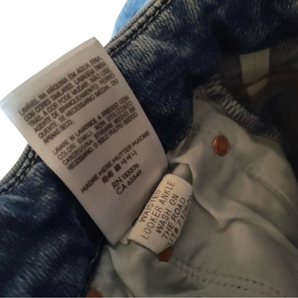 MOTHER Jeans High Rise Blue Skinny Fit - Picture 7 of 8